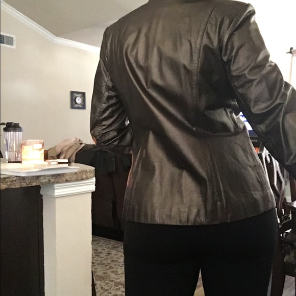 Leather jacket apostrophe - Picture 2 of 5